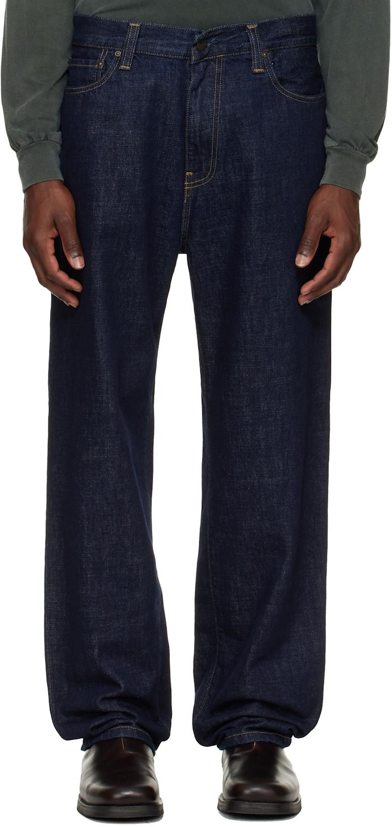 Navy Aaron Jeans by CARHARTT WIP