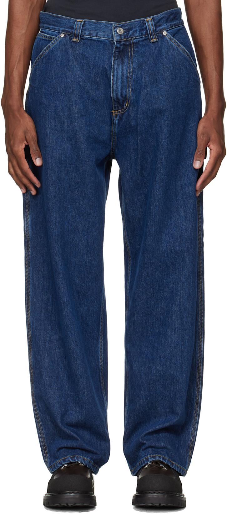 Navy Belmont Jeans by CARHARTT WIP