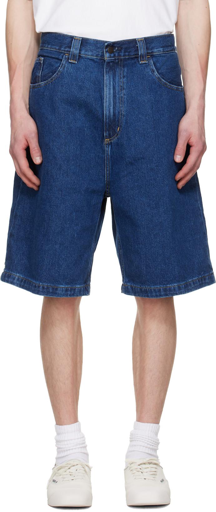 Navy Brandon Denim Shorts by CARHARTT WIP