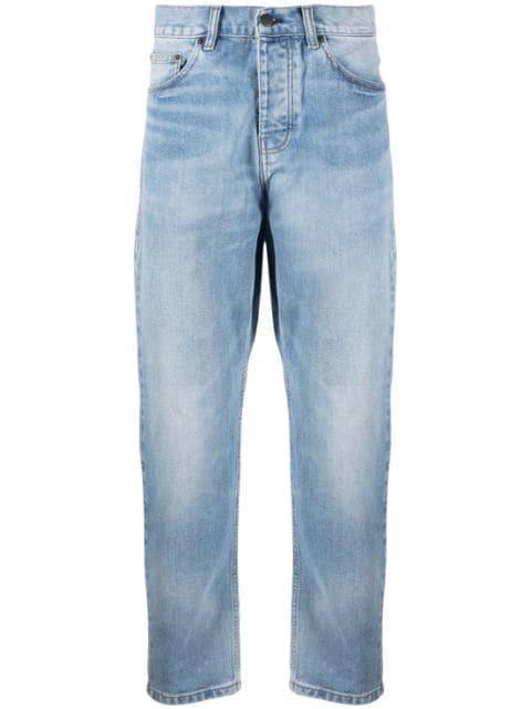 Newel logo-patch straight-leg jeans by CARHARTT WIP