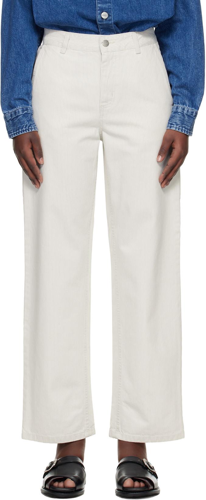 Off-White Mercer Stripe Jeans by CARHARTT WIP