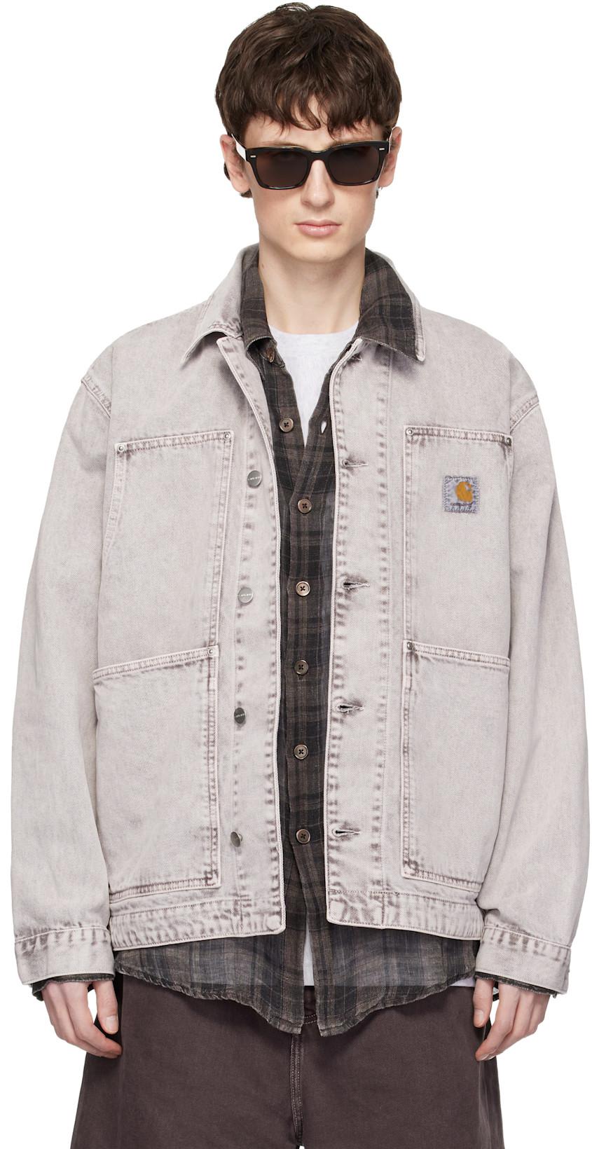 Pink OG Double Front Denim Jacket by CARHARTT WIP