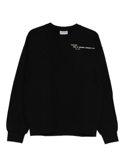 Punched sweatshirt by CARHARTT WIP