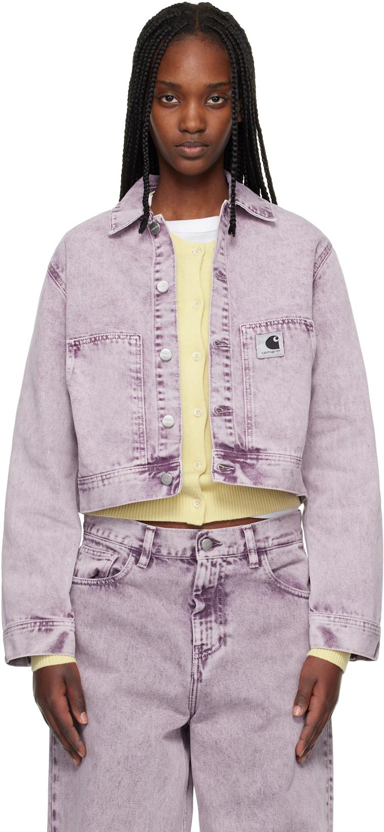 Purple Arca Denim Jacket by CARHARTT WIP