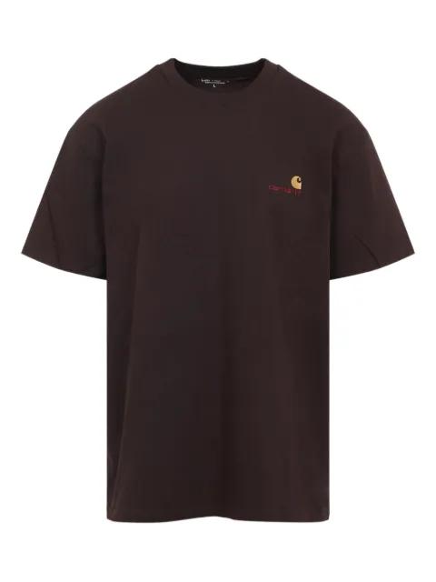 S/S American Script embroidered T-shirt by CARHARTT WIP