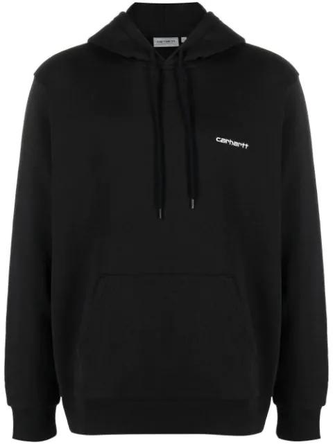 Script embroidered pullover hoodie by CARHARTT WIP