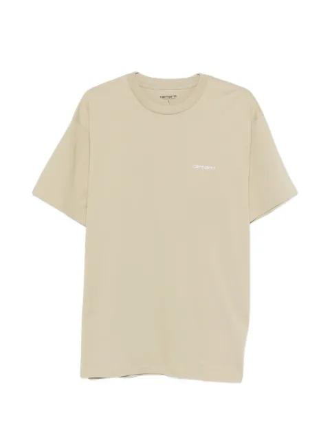 Script-embroidery T-shirt by CARHARTT WIP