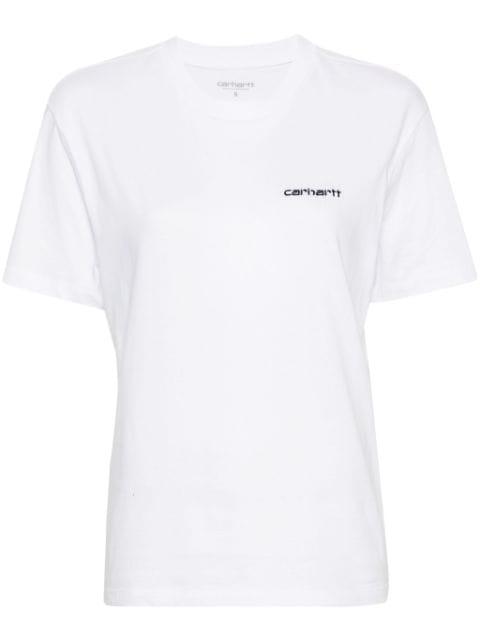 Script embroidery T-shirt by CARHARTT WIP