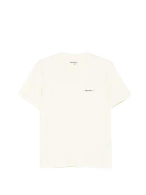 Script logo-embroidered T-shirt by CARHARTT WIP