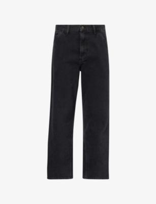 Single Knee Straight-Leg Denim Trousers by CARHARTT WIP