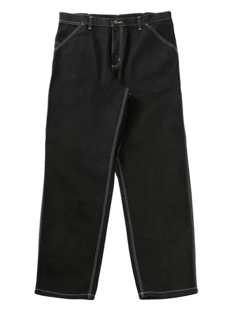 Single Knee contrast-stitch jeans by CARHARTT WIP