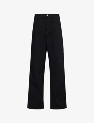 Single Knee straight-leg relaxed-fit cotton trousers by CARHARTT WIP