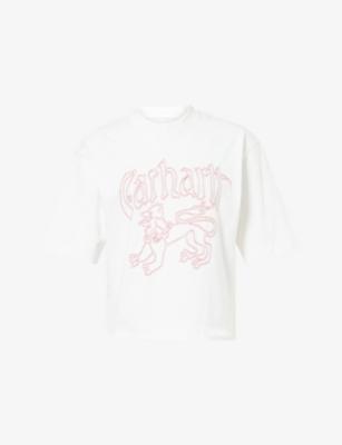 Stitched-Logo Cotton T-Shirt by CARHARTT WIP