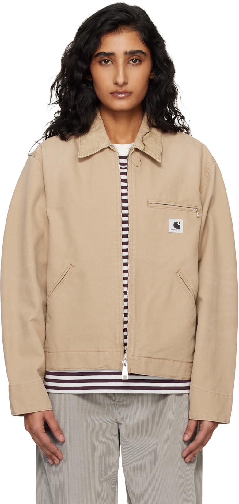 Tan OG Detroit Jacket by CARHARTT WIP
