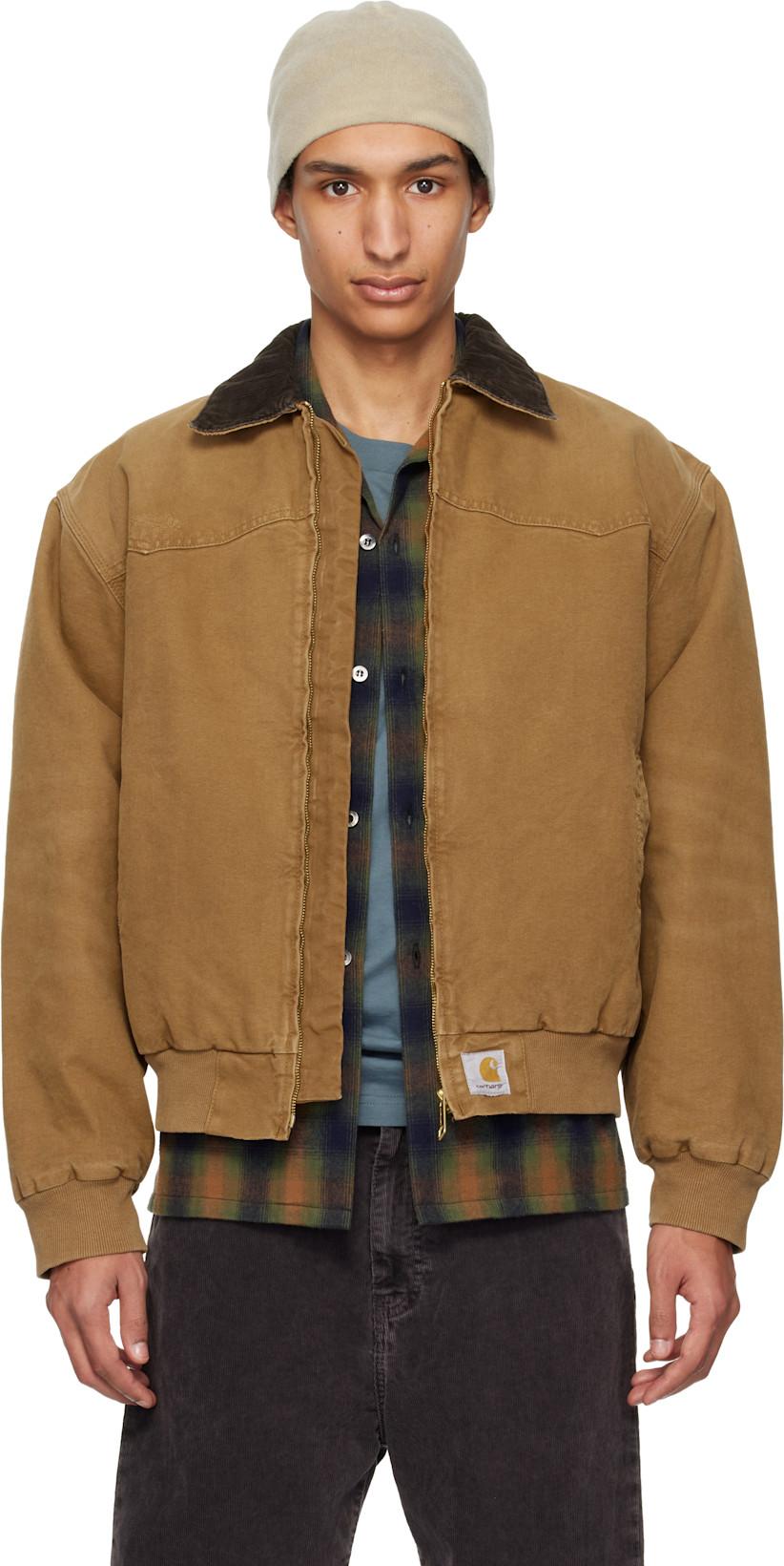 Tan OG Santa Fe Jacket by CARHARTT WIP