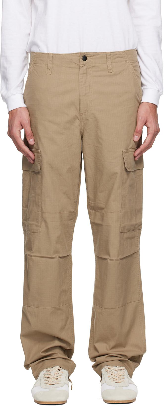 Tan Regular Cargo Pants by CARHARTT WIP