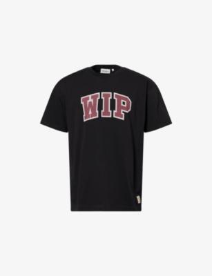 WIP Text-Print Crewneck Cotton T-Shirt by CARHARTT WIP