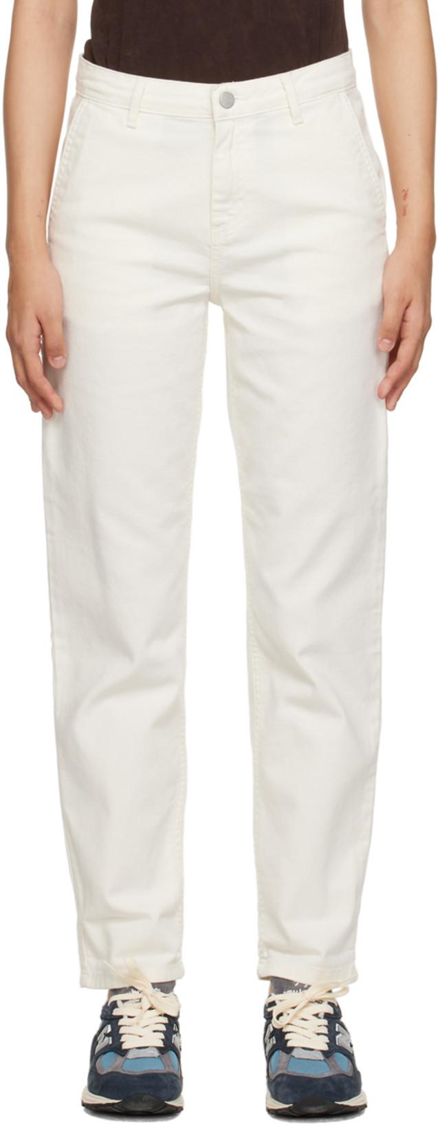 White W'Pierce Jeans by CARHARTT WIP