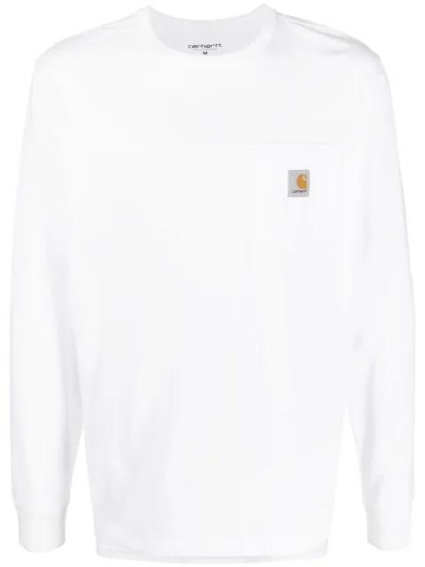 chest logo-patch detail T-shirt by CARHARTT WIP