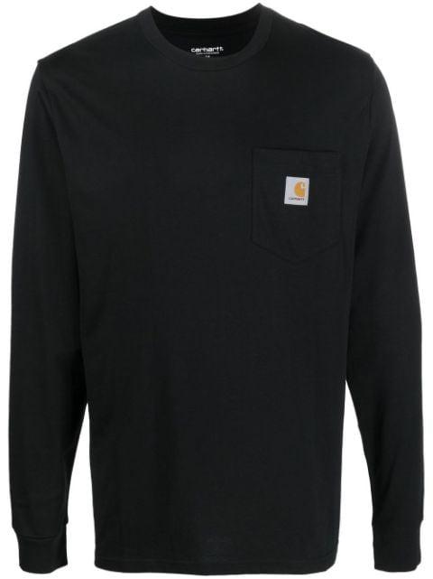 chest logo-patch detail T-shirt by CARHARTT WIP