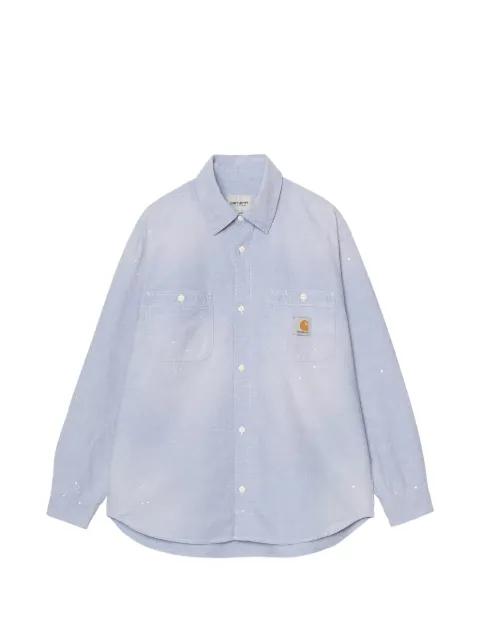 chest-pocket logo-detail shirt by CARHARTT WIP