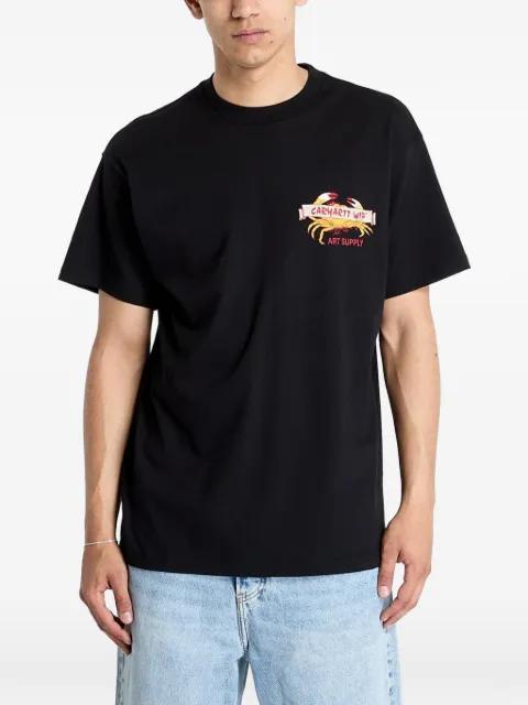crab paint short-sleeve T-shirt by CARHARTT WIP