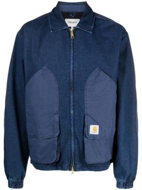 denim zip-up shirt jacket by CARHARTT WIP