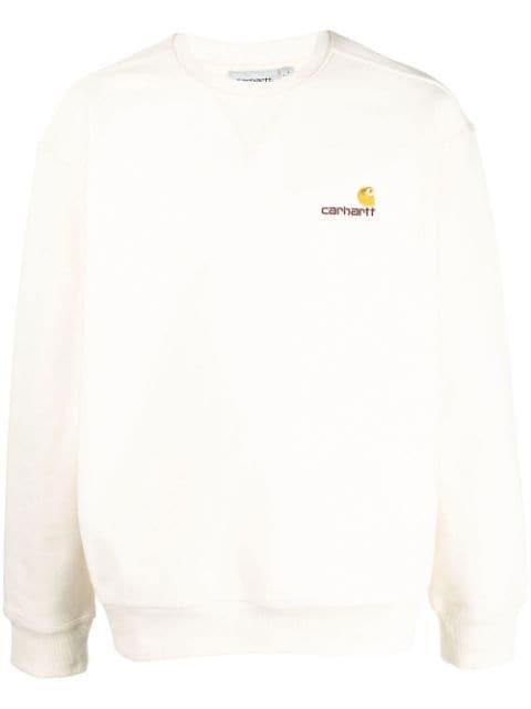 embroidered-logo cotton sweatshirt by CARHARTT WIP