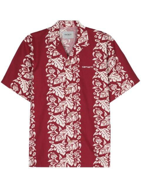 floral-print short-sleeve shirt by CARHARTT WIP