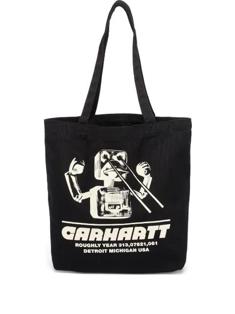 graphic-print canvas tote bag by CARHARTT WIP