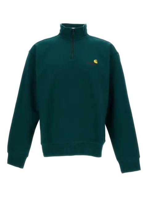 half-zip logo sweatshirt by CARHARTT WIP