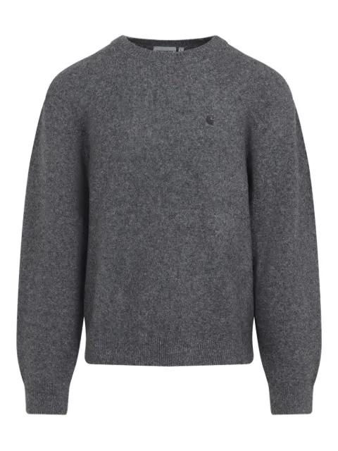logo-embroidered crew-neck sweater by CARHARTT WIP