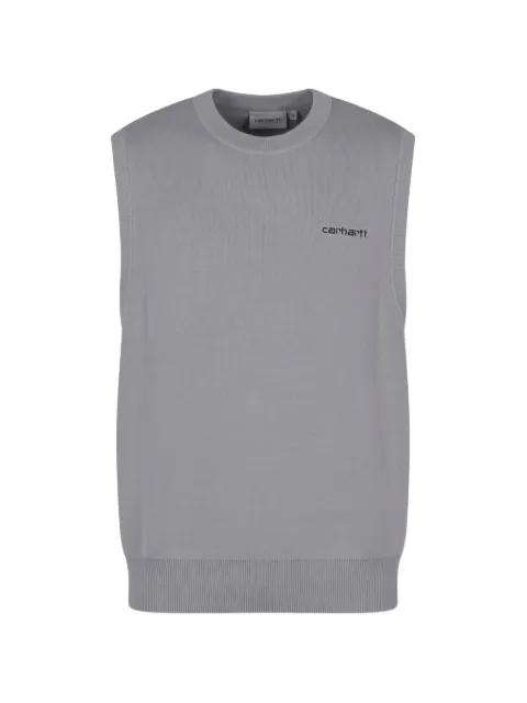 logo-embroidered knitted vest by CARHARTT WIP