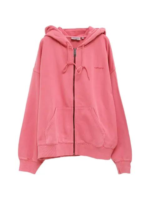 logo-embroidered zip-up hoodie by CARHARTT WIP
