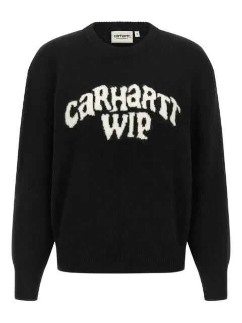 logo-intarsia crewneck sweater by CARHARTT WIP