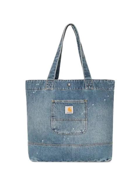 logo-label denim tote bag by CARHARTT WIP
