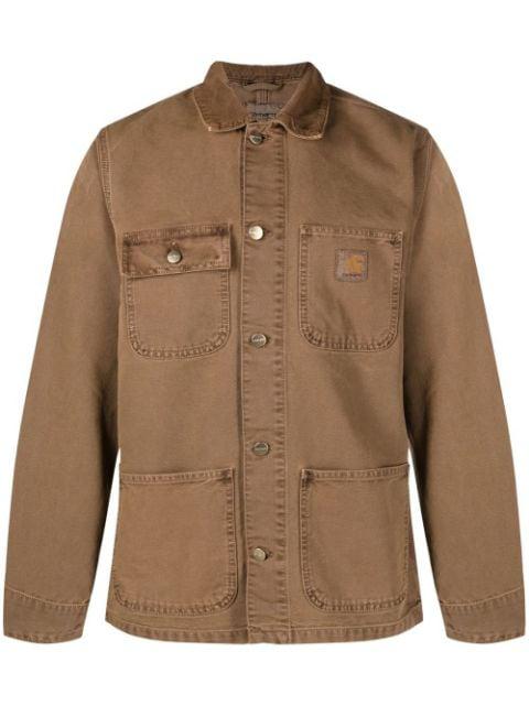 logo-patch button-fastening jacket by CARHARTT WIP