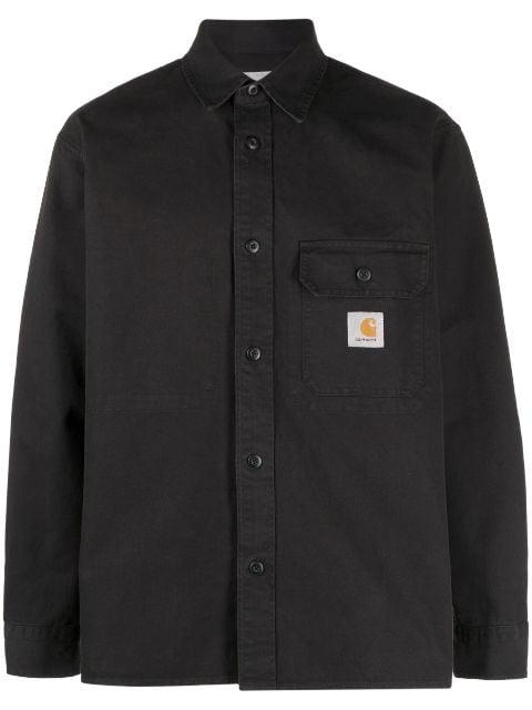 logo-patch cotton shirt by CARHARTT WIP