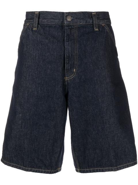 logo-patch denim cargo shorts by CARHARTT WIP