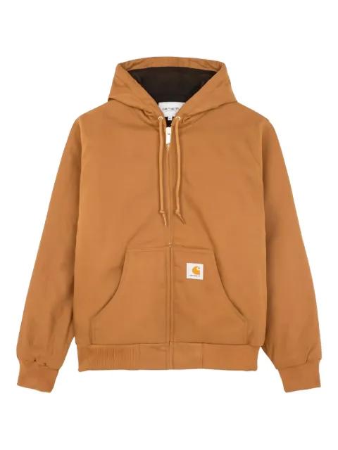 logo-patch hoodied jacket by CARHARTT WIP