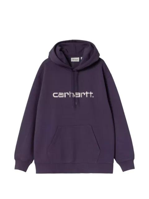 logo-print hoodie by CARHARTT WIP