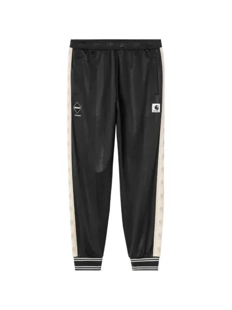 logo-stripe ribbed-cuff track pants by CARHARTT WIP