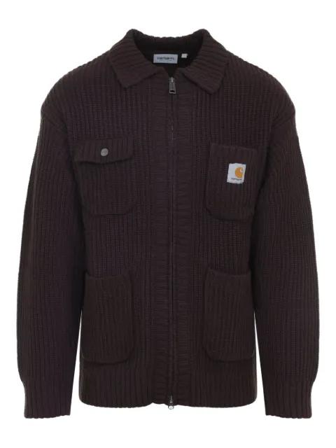 ribbed zip-up cardigan by CARHARTT WIP