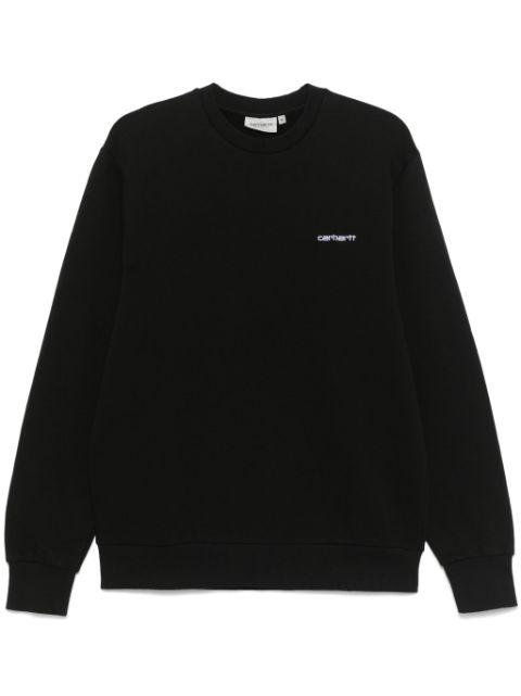 script-embroidered sweatshirt by CARHARTT WIP