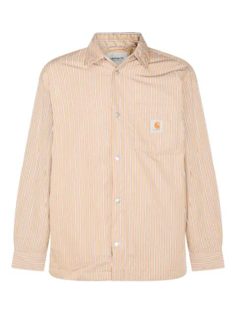 striped-pattern long-sleeve shirt jacket by CARHARTT WIP