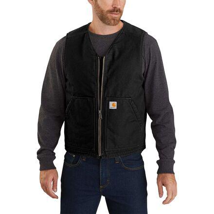 Washed Duck Sherpa Lined Vest by CARHARTT