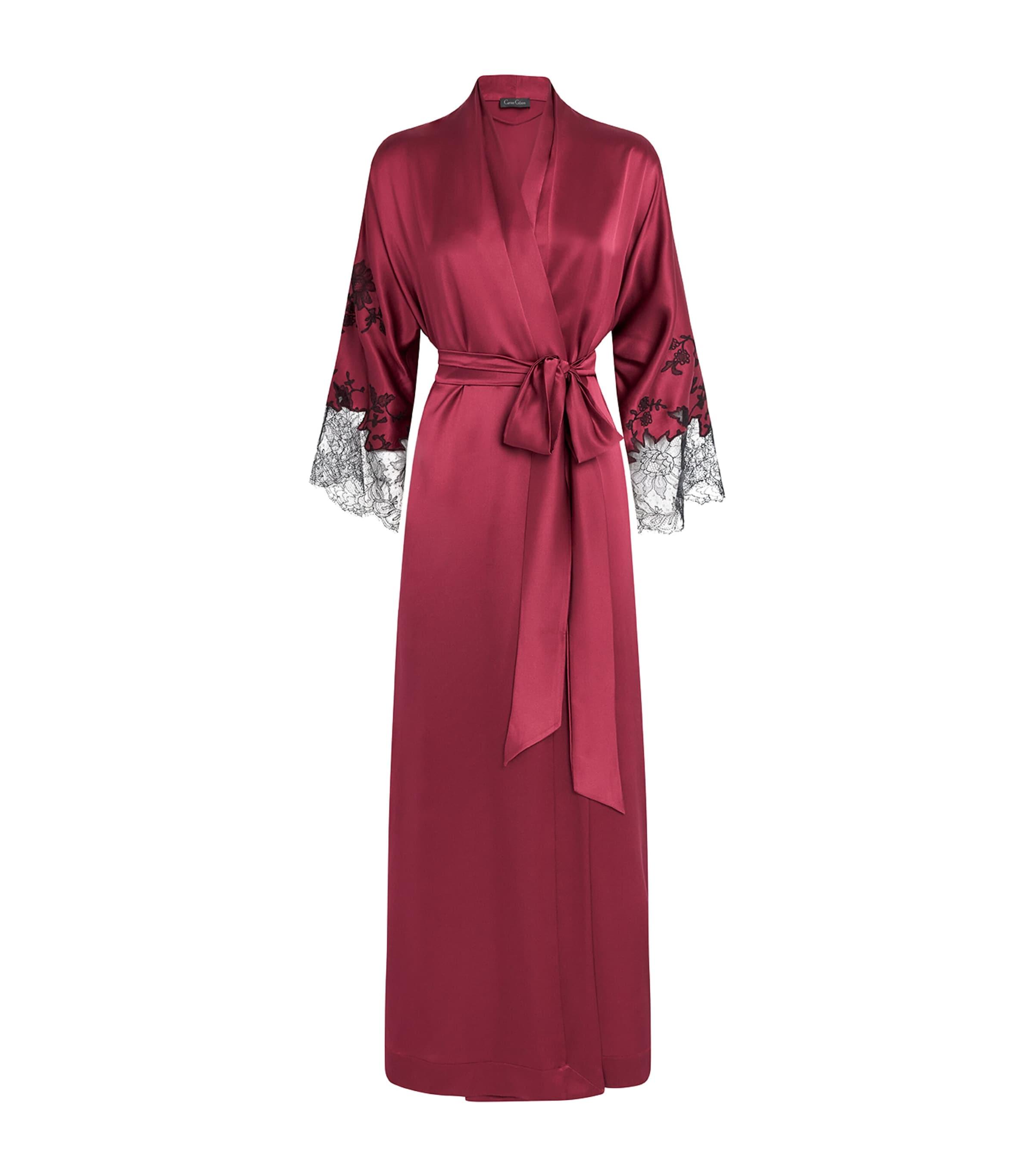 Carine Gilson Silk Long Hanae Robe by CARINE GILSON