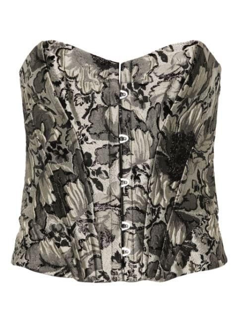 floral-brocade corset by CARINE GILSON
