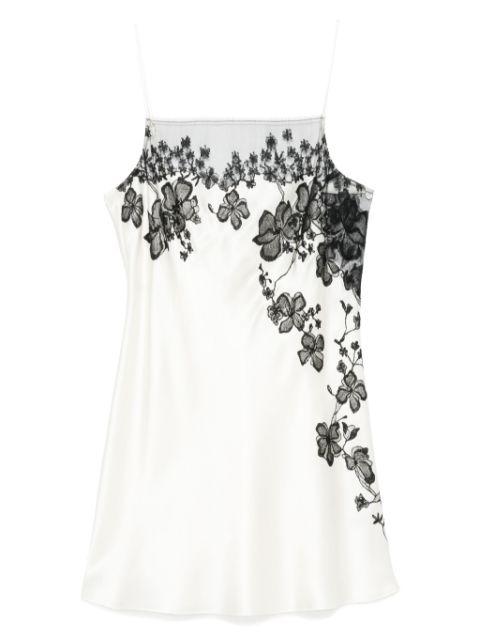 lace-detail silk slip dress by CARINE GILSON