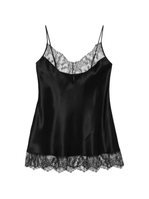 lace-trim silk slip dress by CARINE GILSON